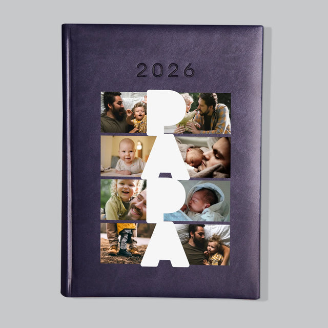 Le Collage Photo: Inscription Papa - Agenda