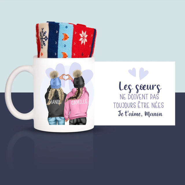 La Création Du Personnage: Amies De L'Hiver - Chaussettes D'Hiver Dans Une Tasse
