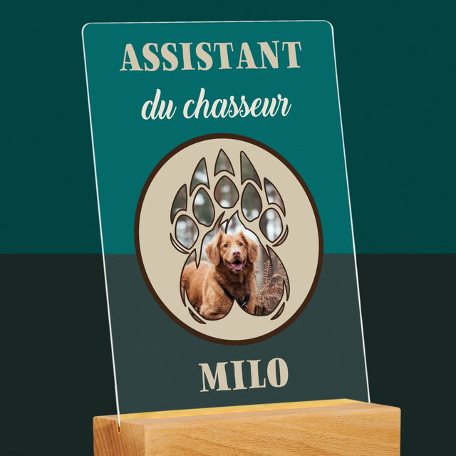 Forme Des Photos: Assistant Du Chasseur - Impression Sur Verre Acrylique