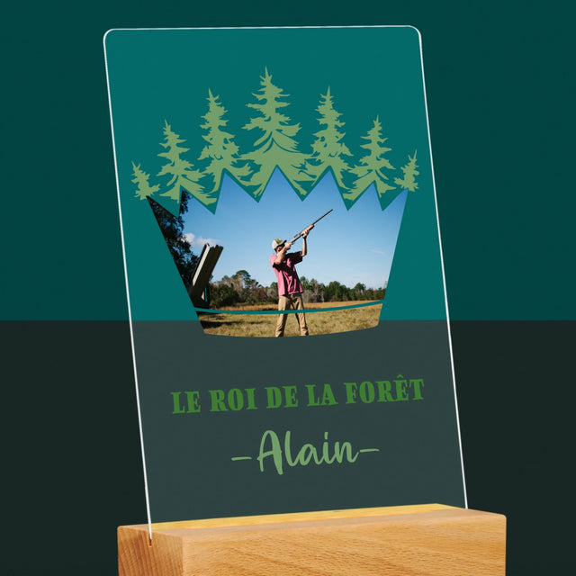 Forme Des Photos: Le Roi De La Forêt - Impression Sur Verre Acrylique