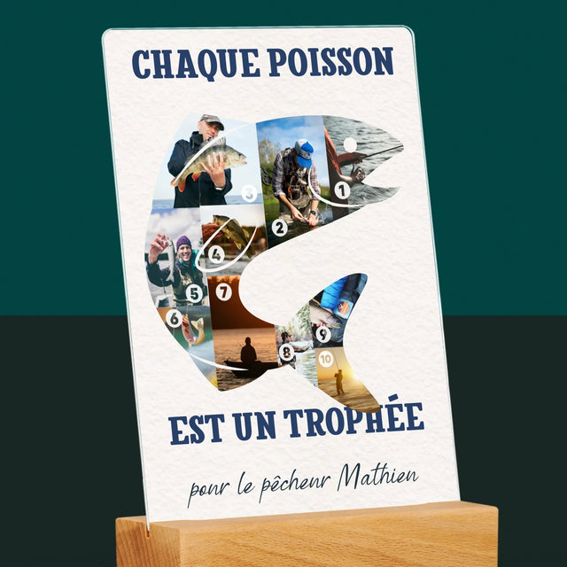 Forme Des Photos: Trophées Du Pêcheur - Impression Sur Verre Acrylique