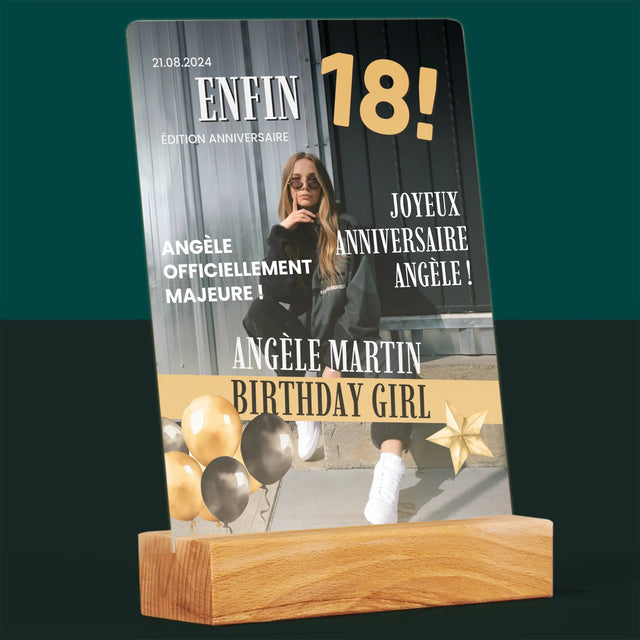 La Couverture De Magazine: Enfin - Impression Sur Verre Acrylique