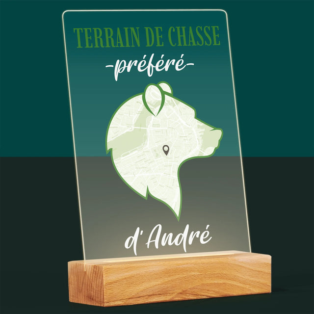 Le Plan De Ville: Terrain De Chasse Préféré - Impression Sur Verre Acrylique