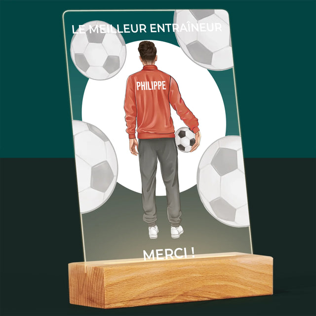 La Création Du Personnage: Le Meilleur Entraîneur - Impression Sur Verre Acrylique
