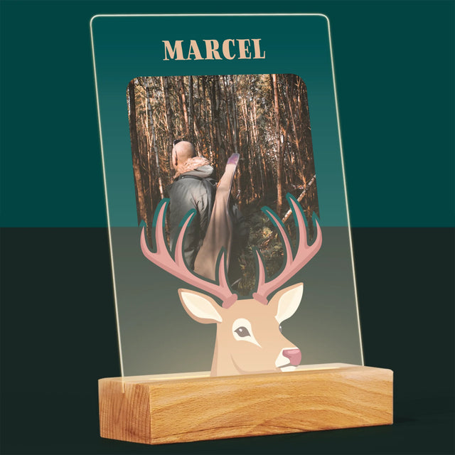 La Photo Et Un Texte: Le Cerf - Impression Sur Verre Acrylique