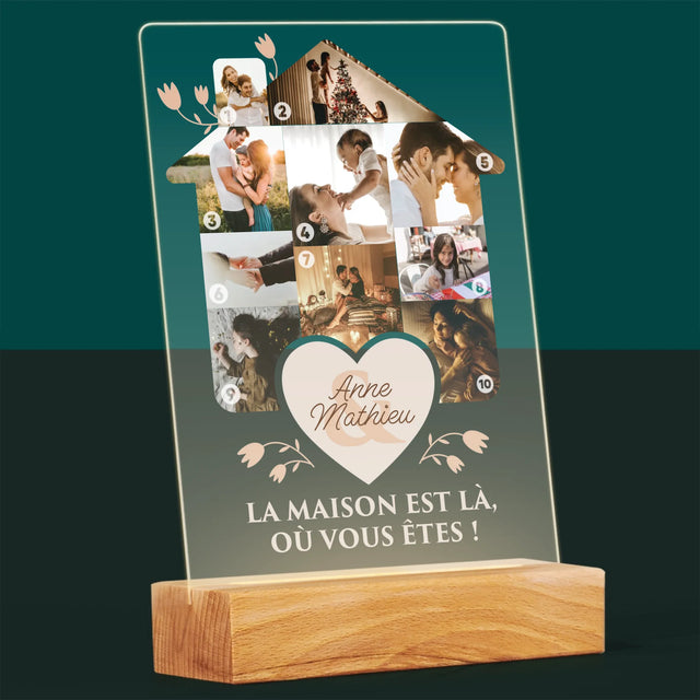 Forme Des Photos: La Maison Familiale - Impression Sur Verre Acrylique