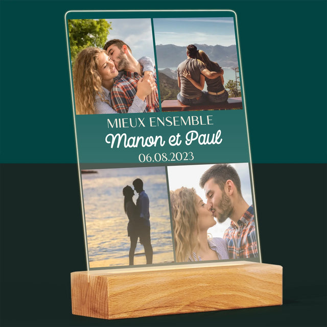 Collage Photo: Le Meilleur Ensemble - Impression Sur Verre Acrylique