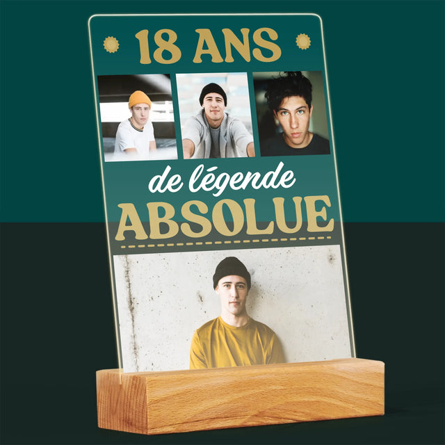 Le Collage Photo: 18 Ans De Légende Absolue - Impression Sur Verre Acrylique