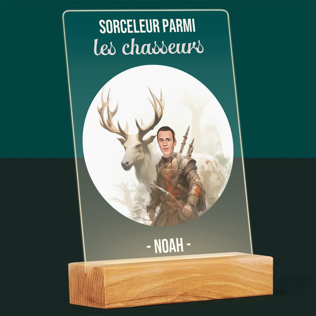 Ton Personnage: Sorceleur Parmi Les Chasseurs - Impression Sur Verre Acrylique