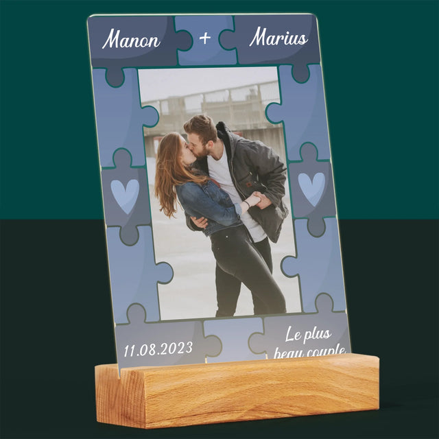 Photo Et Texte: Casse-Tête+Photo - Impression Sur Verre Acrylique