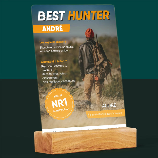 La Couverture De Magazine: Best Hunter - Impression Sur Verre Acrylique
