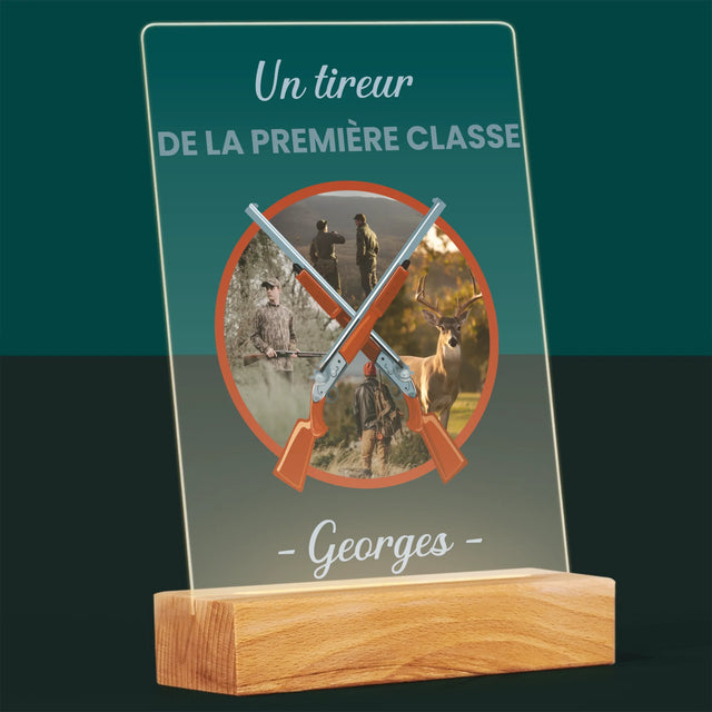 Le Collage Photo: Un Tireur De La Première Classe - Impression Sur Verre Acrylique