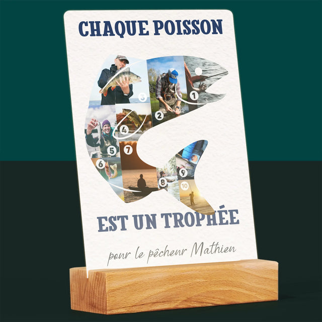 Forme Des Photos: Trophées Du Pêcheur - Impression Sur Verre Acrylique