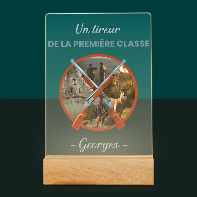 Le Collage Photo: Un Tireur De La Première Classe - Impression Sur Verre Acrylique