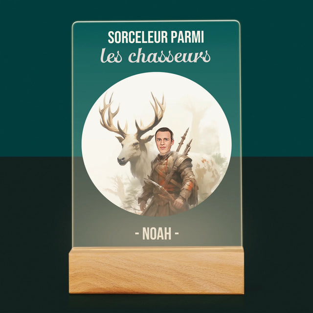 Ton Personnage: Sorceleur Parmi Les Chasseurs - Impression Sur Verre Acrylique