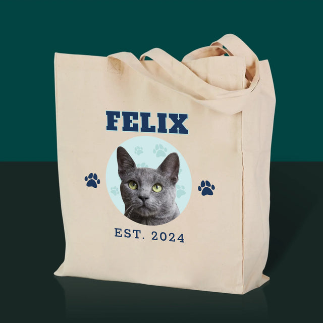 Ton Personnage: Ton Chat Varsity - Sac En Toile