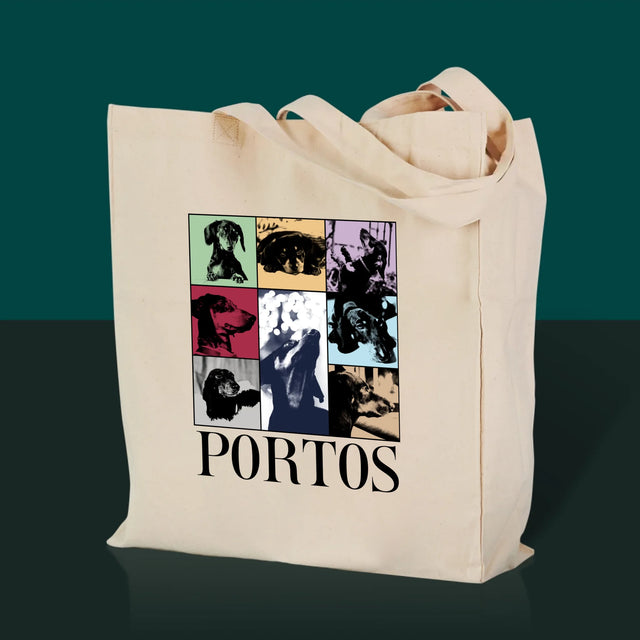Le Collage Photo: L'Animal Comme Taylor - Sac En Toile