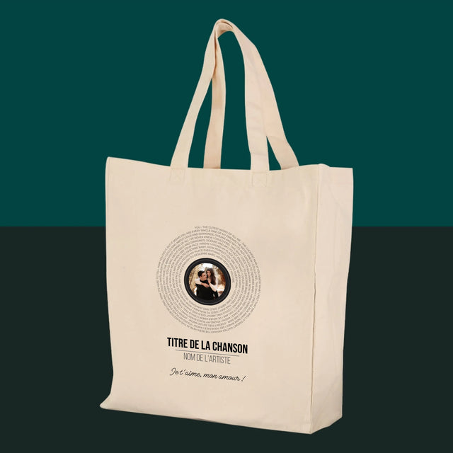 La Photo Et Un Texte: Paroles De Chansons Sur L'Album - Sac En Toile