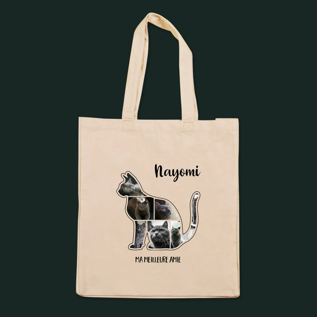 Forme Des Photos: Chat Le Meilleur Ami - Sac En Toile