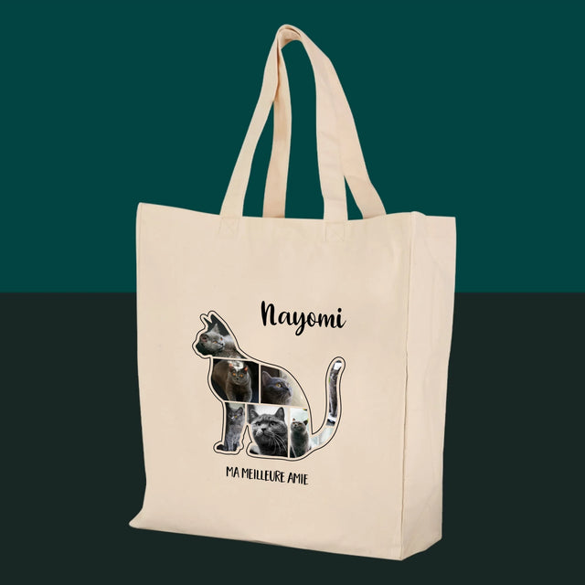 Forme Des Photos: Chat Le Meilleur Ami - Sac En Toile