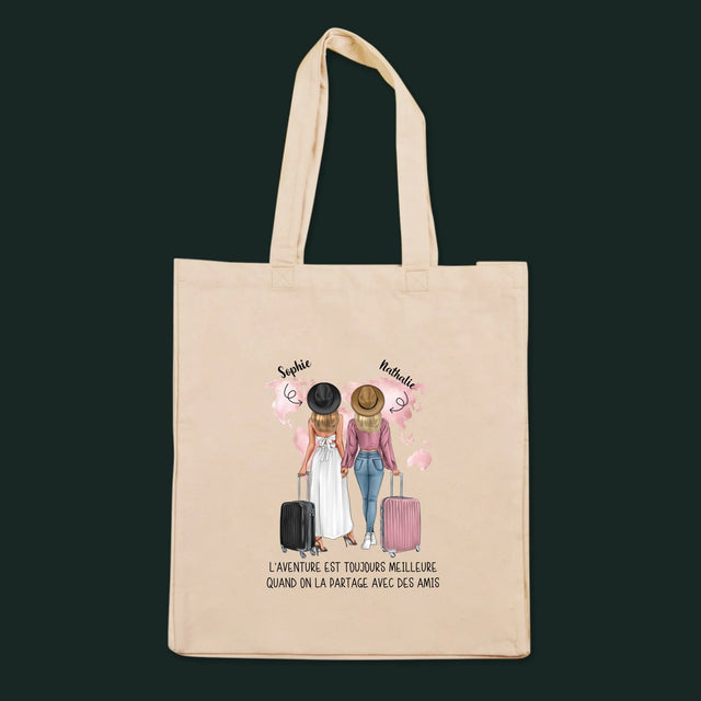 La Création Du Personnage: Amies Voyageuses - Sac En Toile