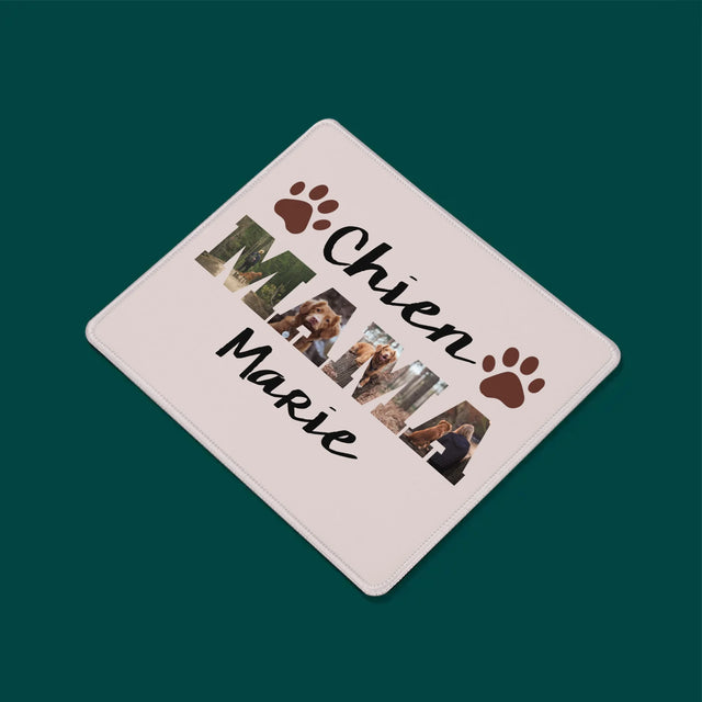 Collage Photo De Lettre: Chien Maman De Vos Photos - Tapis De Souris