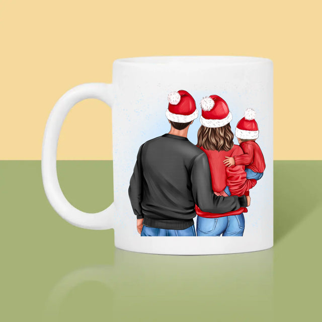 La Création Du Personnage: Famille De Noël - Le Mug