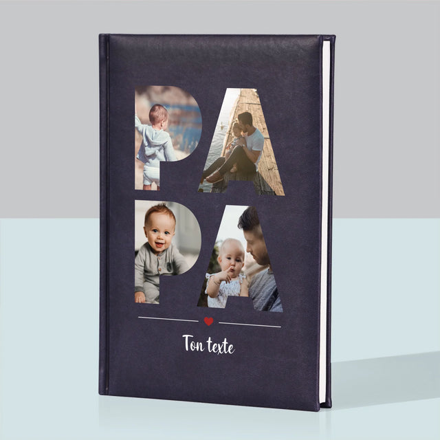 Collage Photo De Lettre: Papa Des Photos - Cahier De Notes