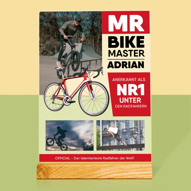 Couverture de Magazine : Mr Bike Master - Impression sur Verre Acrylique | DE