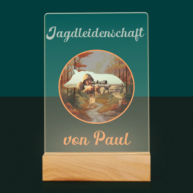 Zdjęcie I Podpis: Passion de la Chasse - Impression sur Verre Acrylique | DE