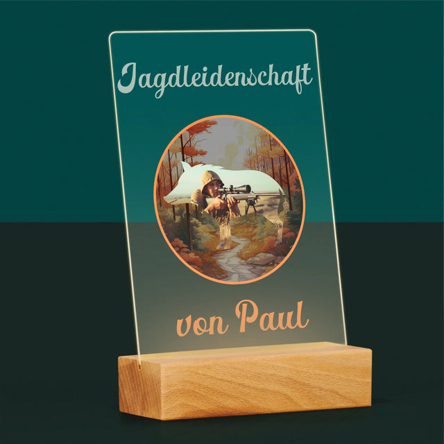 Zdjęcie I Podpis: Passion de la Chasse - Impression sur Verre Acrylique | DE