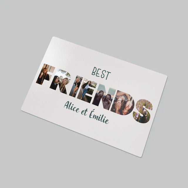 Collage Photo De Lettre: Friends De Tes Photos - Sous-Main Bureau