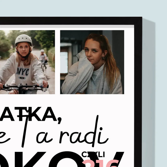 Fotokolaż: Kochamy Cię Od 18 Lat - Wydruk Obramowany | SK