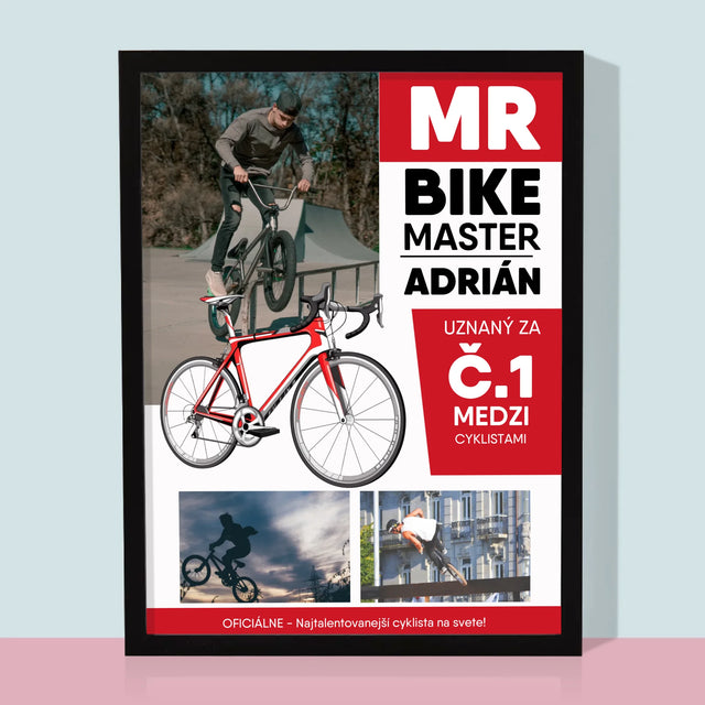 Okładka Magazynu: Mr Bike Master - Wydruk Obramowany | SK