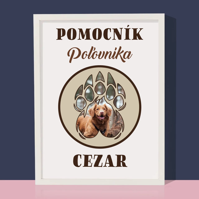 Kształt Ze Zdjęć: Pomocnik Myśliwego - Wydruk Obramowany | SK