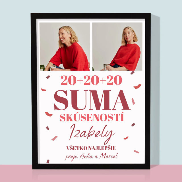 Fotokolaż: Suma Doświadczeń - Wydruk Obramowany | SK