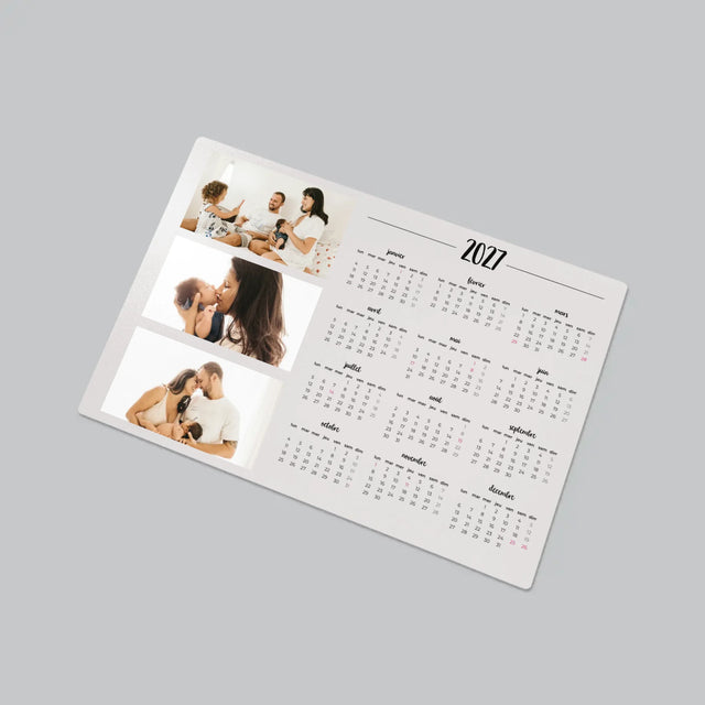 Collage Photo: Ton Calendrier - Sous-Main Bureau