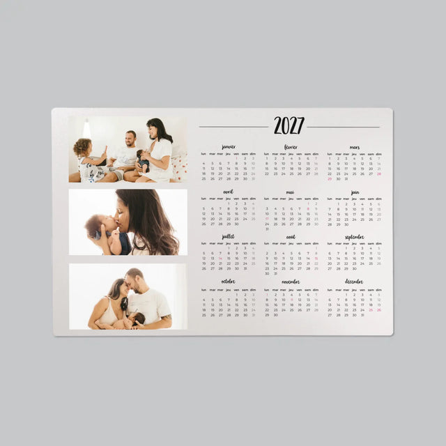 Collage Photo: Ton Calendrier - Sous-Main Bureau