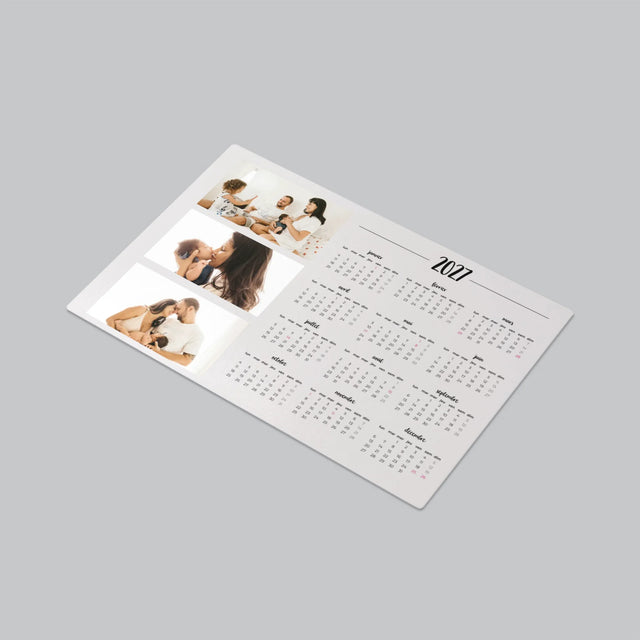 Collage Photo: Ton Calendrier - Sous-Main Bureau
