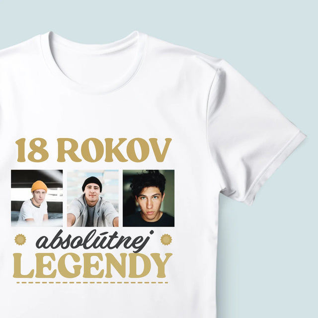 Fotokolaż: 18 Lat Bycia Legendą - Koszulka Męska | SK