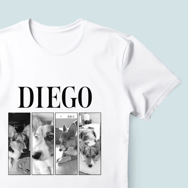 Le Collage Photo: Un Classique Bootleg Avec Un Animal - T-Shirt Pour Hommes