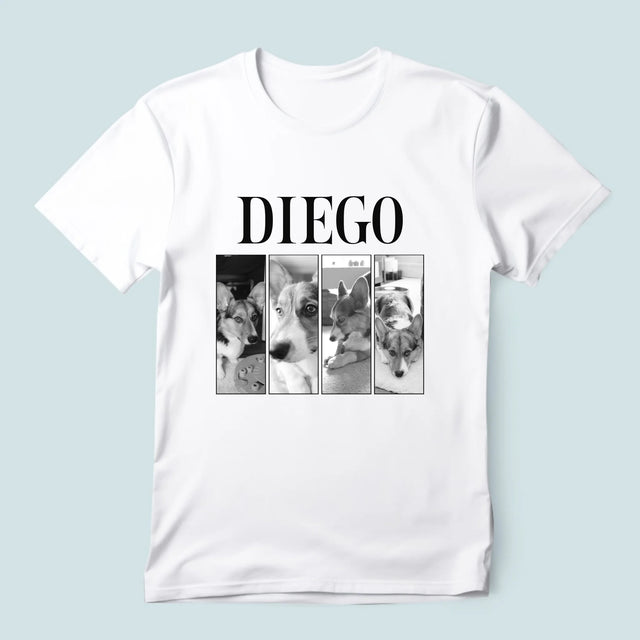 Le Collage Photo: Un Classique Bootleg Avec Un Animal - T-Shirt Pour Hommes