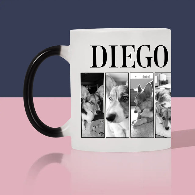 Le Collage Photo: Un Classique Bootleg Avec Un Animal - Le Mug