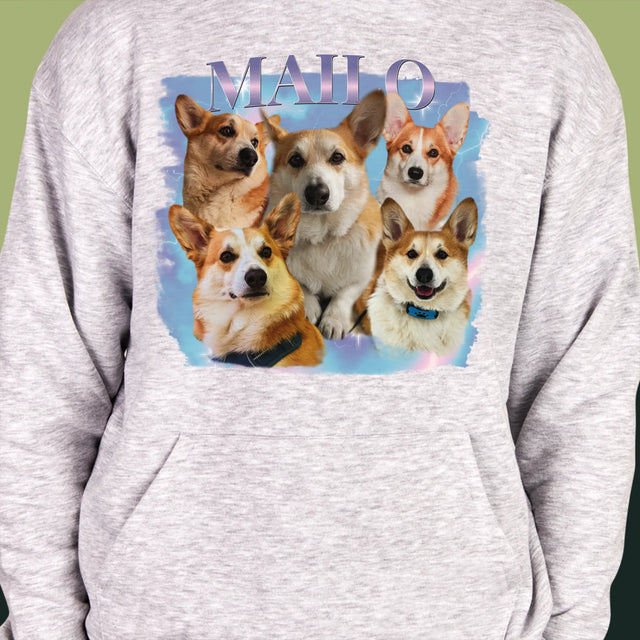 Ton Personnage: Bootleg Avec Ton Chien - Sweat À Capuche Pour Hommes