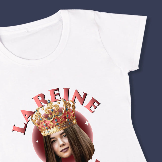 La Photo Et Un Texte: La Reine - T-Shirt Pour Femmes
