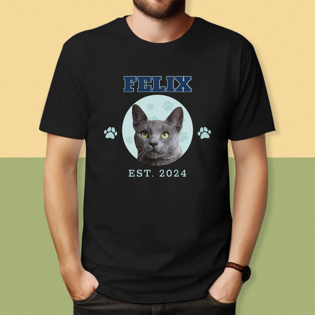 Ton Personnage: Ton Chat Varsity - T-Shirt Pour Hommes