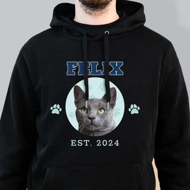 Ton Personnage: Ton Chat Varsity - Sweat À Capuche Pour Hommes