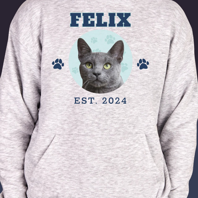 Ton Personnage: Ton Chat Varsity - Sweat À Capuche Pour Hommes