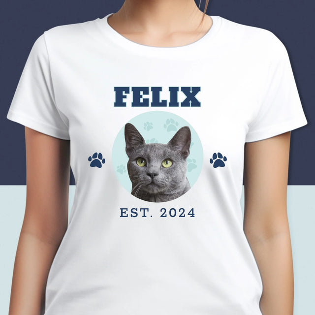 Ton Personnage: Ton Chat Varsity - T-Shirt Pour Femmes
