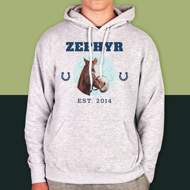 Ton Personnage: Ton Cheval Varsity - Sweat À Capuche Pour Hommes